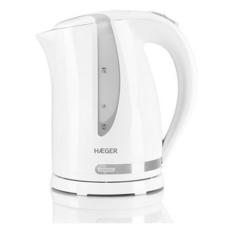 Bouilloire Haeger EK-22W.022A Acier inoxydable Blanc 2200 W 1,7 L - Image 1