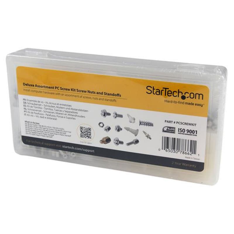 Startech.com Ensemble de vis d'ordinateur, assortiment de luxe - Vis, écrous et entretoises - Image 1