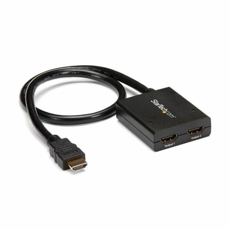 Startech.com Splitter vidéo HDMI 4K à 2 ports - Répartiteur HDMI 1 x 2 alimenté par USB ou adaptateur d'alimentation - Image 1