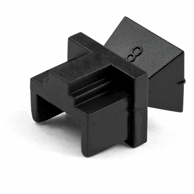 Anti-Poussière Startech RJ45COVER Noir 100 Unités RJ45 - Image 1