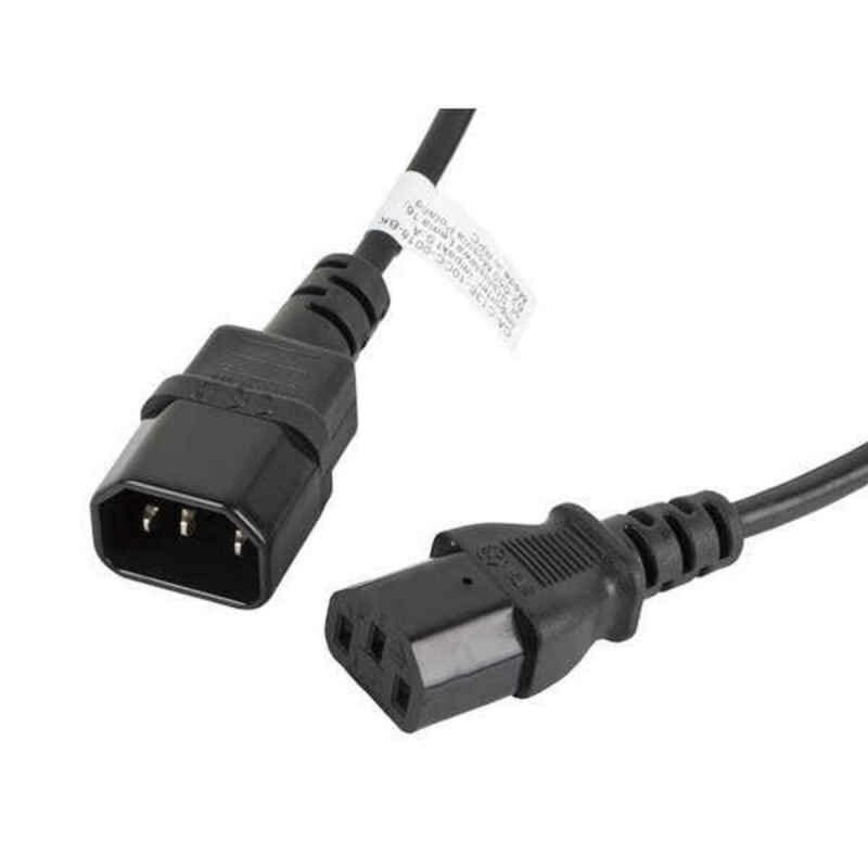 Câble Alimentation CPU Écran Lanberg CA-C13E-10CC-0018-BK Noir 1,8 m - Image 1