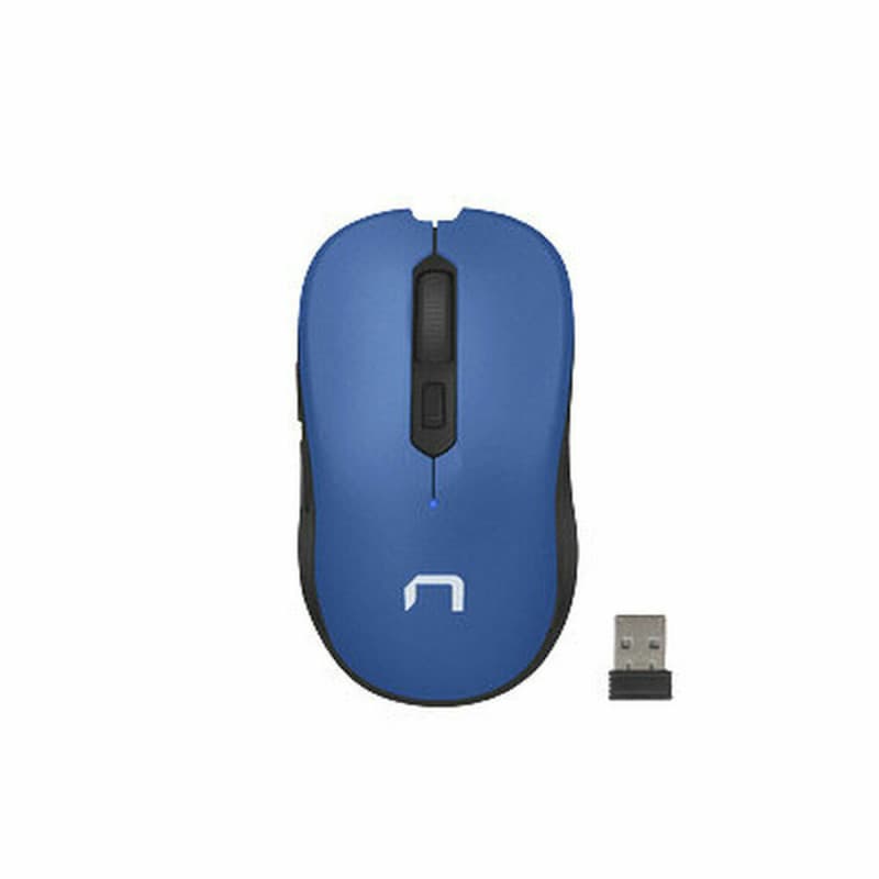 Souris sans-fil Natec NMY-1651 Bleu Blanc 1600 dpi - Image 1