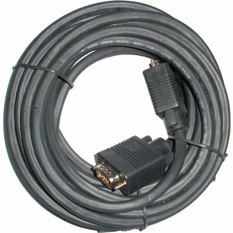 Câble VGA 3GO 5m VGA M/M Noir 5 m - Image 1