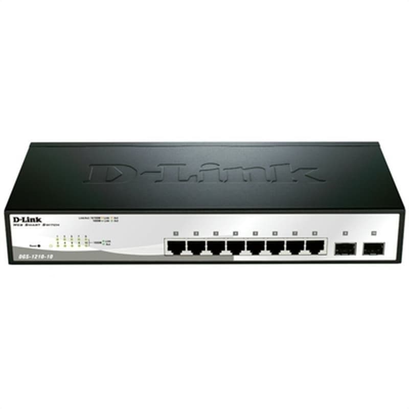 D-Link DGS-1210-10 Géré L2 Gigabit Ethernet (10/100/1000) 1U Noir, Gris - Image 1