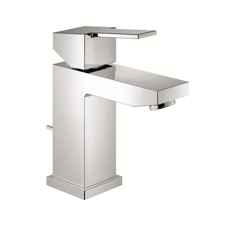 Robinet lavabo de salle de bains GROHE Sail Cube taille S avec tirette de vidage et mousseur économique d'eau - Image 1