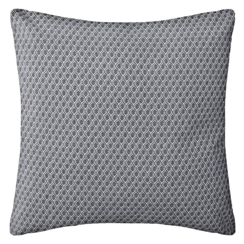 Coussin Atmosphera Otto Gris Coton (38 x 38 cm) - Image 1