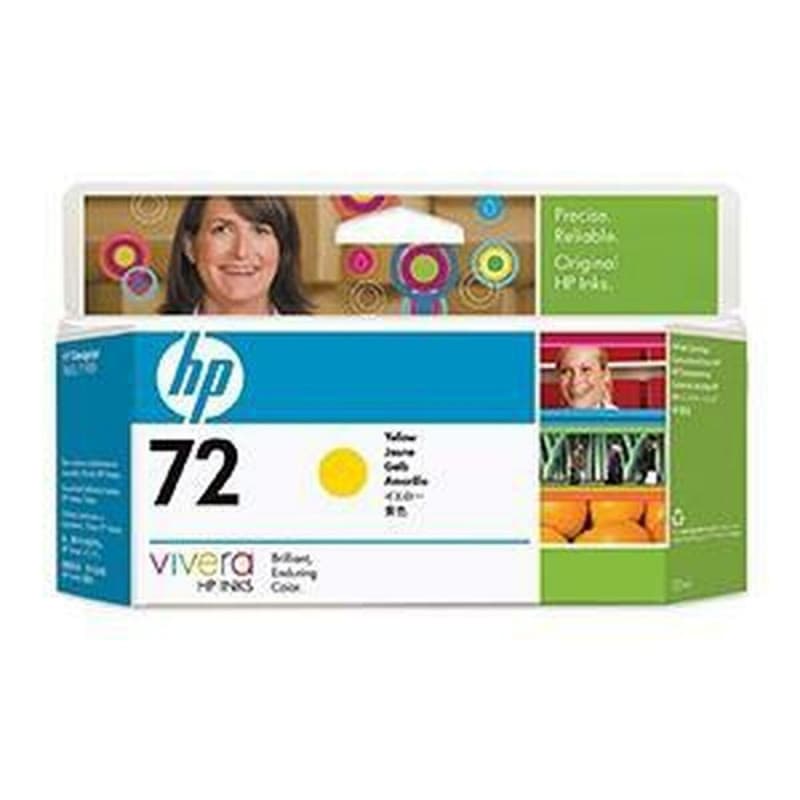 HP 72 cartouche d'encre DesignJet jaune, 130 ml - Image 1