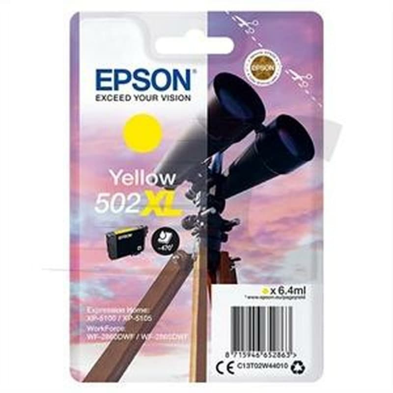 Epson Singlepack Yellow 502XL Ink - Image 1