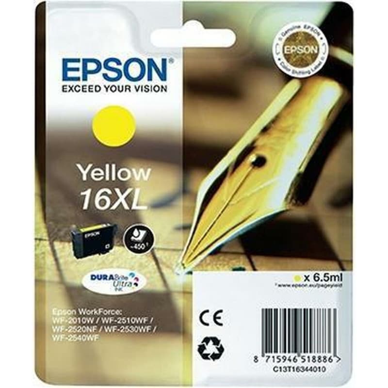 Cartouche d'encre originale Epson 16Xl Jaune - Image 1