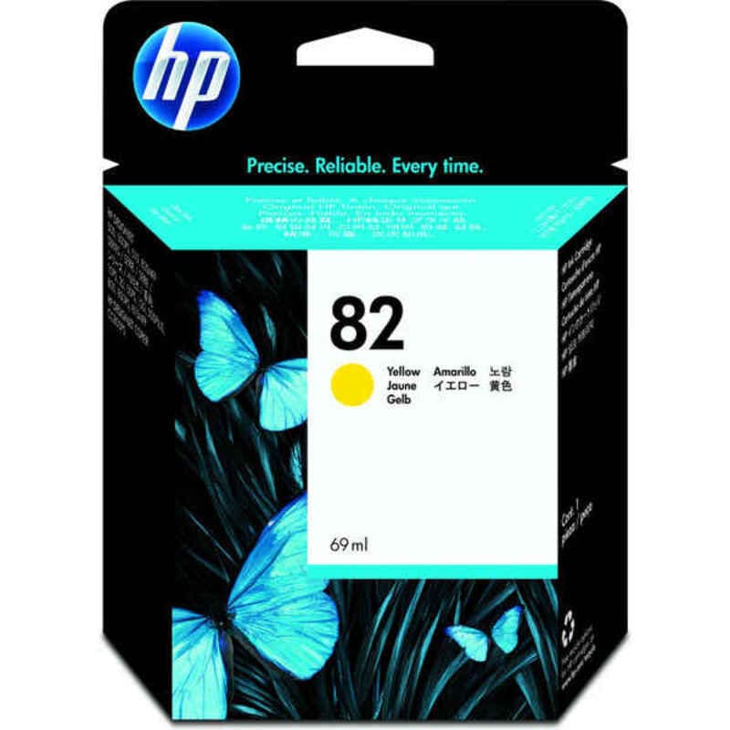 HP DesignJet 82 cartouche d'encre jaune, 69 ml - Image 1