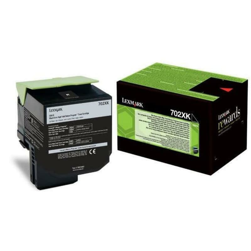 Lexmark 702XK R Cartouche de toner 1 pièce(s) Original Noir - Image 1