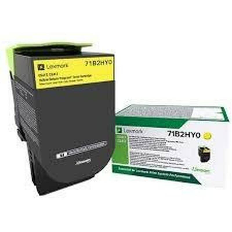 Lexmark 71B2HY0 Cartouche de toner 1 pièce(s) Original Jaune - Image 1