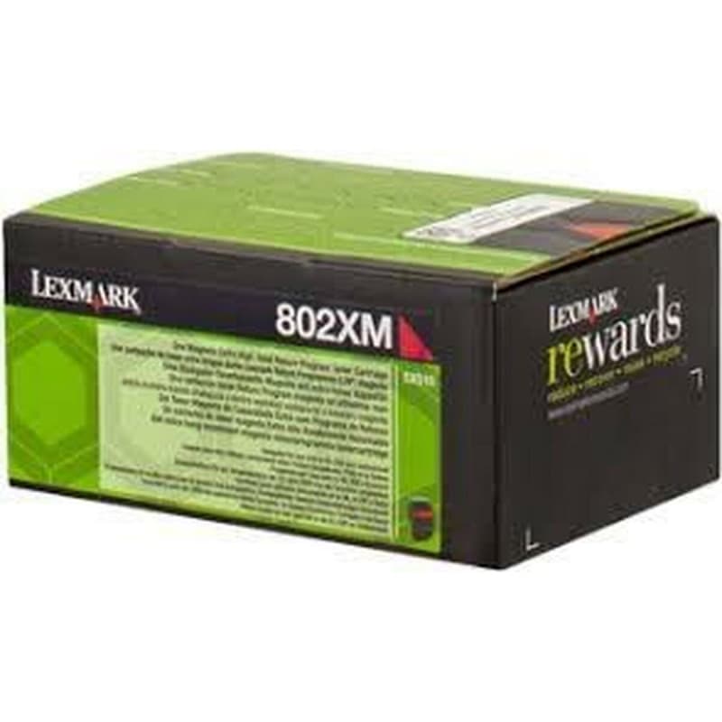 Lexmark 802XM Cartouche de toner 1 pièce(s) Original Magenta - Image 1