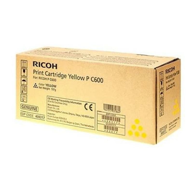 Toner Ricoh 408317 Jaune - Image 1