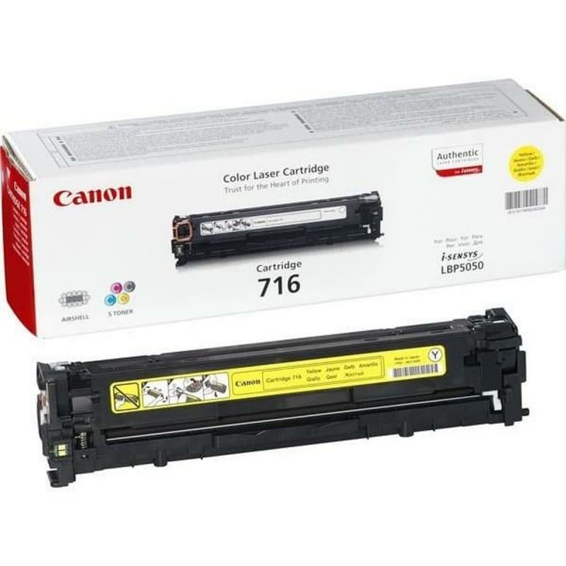 Canon 716 Y Cartouche de toner 1 pièce(s) Original Jaune - Image 1
