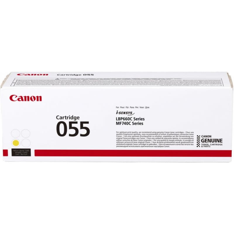 Canon 055 Cartouche de toner 1 pièce(s) Original Jaune - Image 1