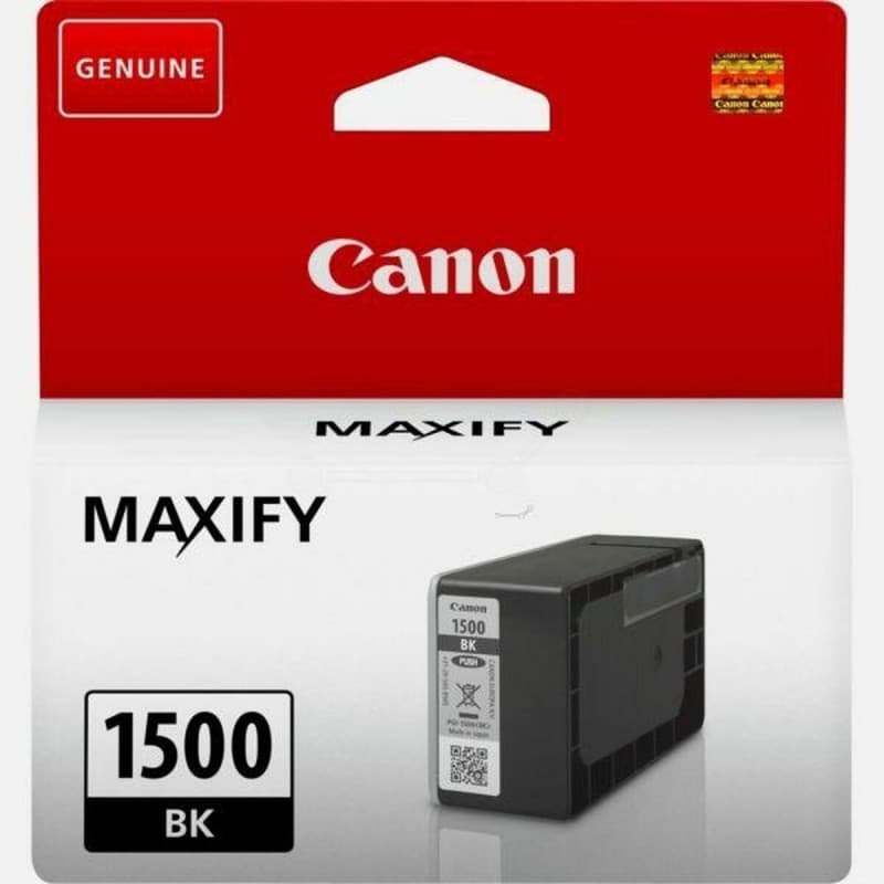 Canon Cartouche d'encre noire PGI-1500BK - Image 1