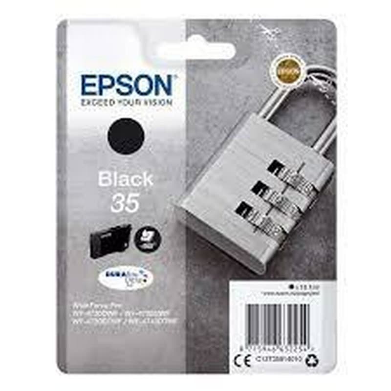 Epson Padlock Singlepack Black 35 DURABrite Ultra Ink - Image 1