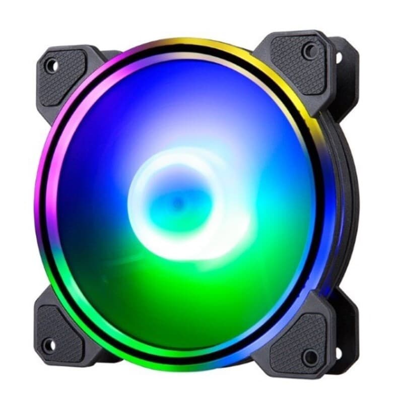 Hiditec N9-ARGB boîtier PC Ventilateur 12 cm Noir - Image 1
