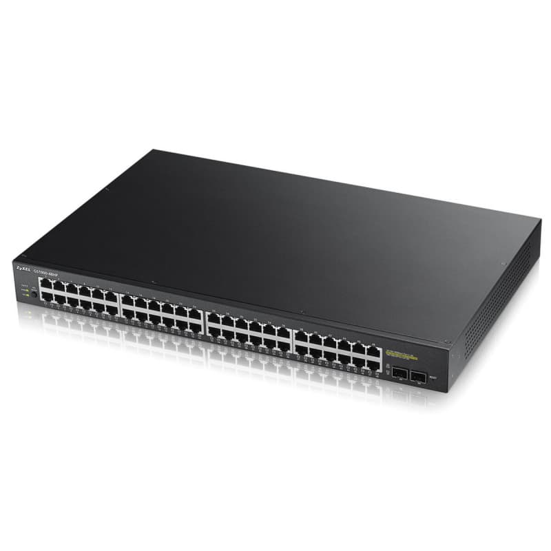 Zyxel GS1900-48-EU0102F commutateur réseau L2 Gigabit Ethernet (10/100/1000) Noir - Image 1