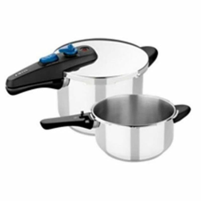 Marmites Express Monix M570005 (2 pcs) Acier inoxydable 6 L - Image 1