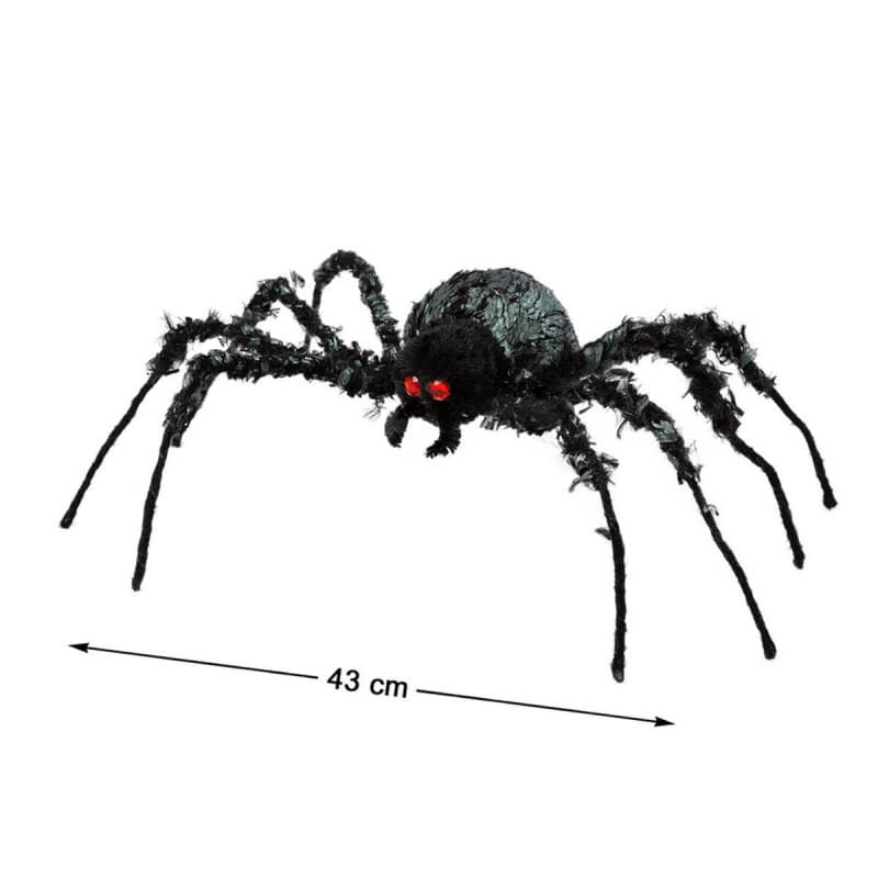 Décoration d'Halloween 43 x 36 cm Araignée - Image 1