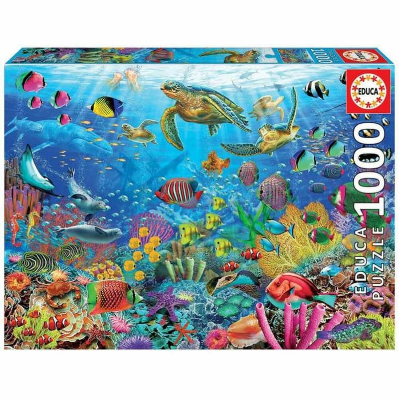 Puzzle Educa Turtles in Paradise 1000 pcs - Image 1