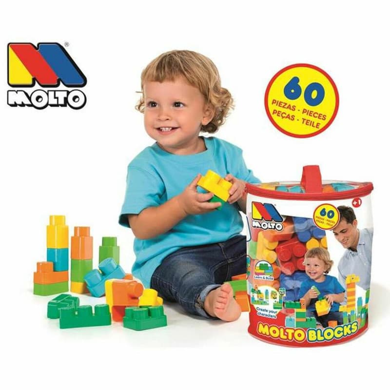 Boîte avec blocs de construction Moltó Blocks (60 pcs) - Image 1
