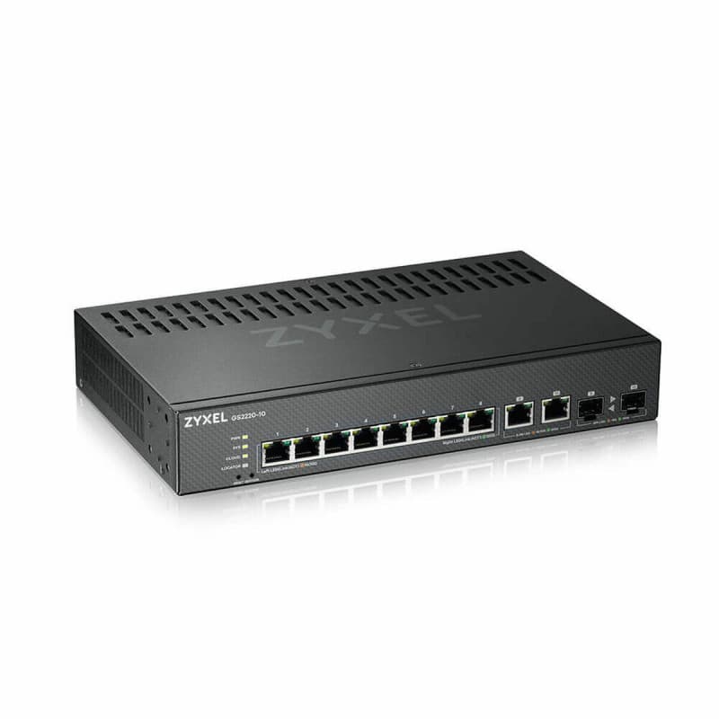 Zyxel GS2220-10-EU0101F commutateur réseau Géré L2 Gigabit Ethernet (10/100/1000) Noir - Image 1