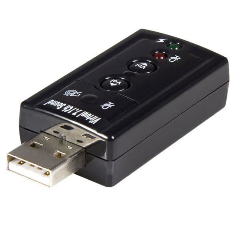 Startech.com Adaptateur Carte Son USB vers Audio Stéréo avec Contrôle de Volume Externe - Image 1