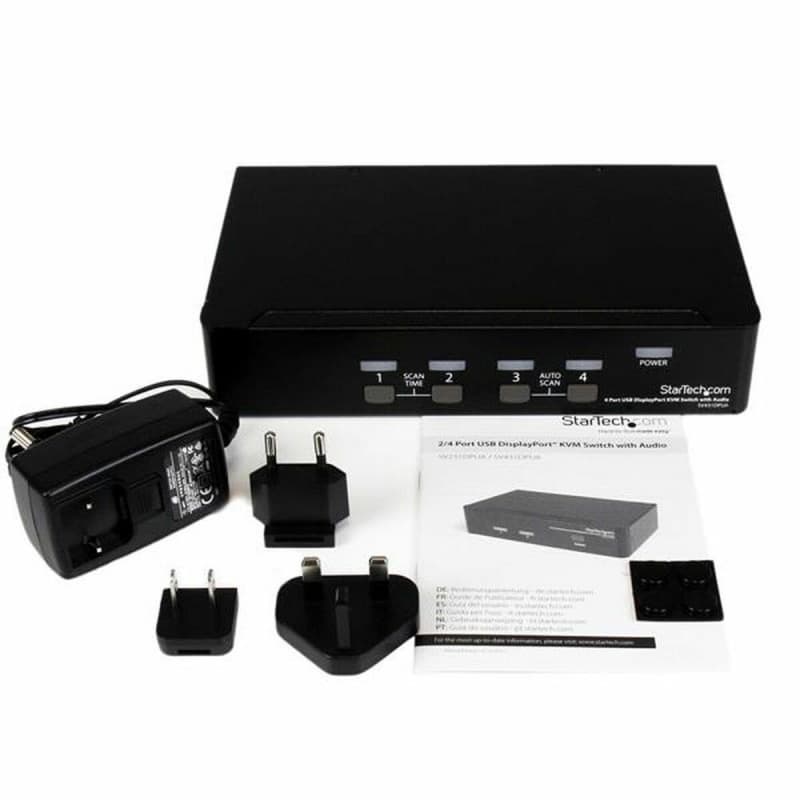 Startech.com Commutateur KVM DisplayPort USB 4 ports avec audio - Image 1