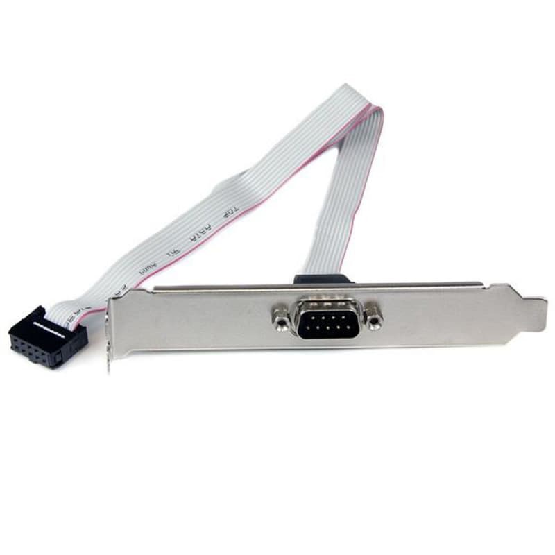 Startech.com Plaque 40 cm série mâle 9 broches vers connecteur interne de carte mère 10 broches - Image 1