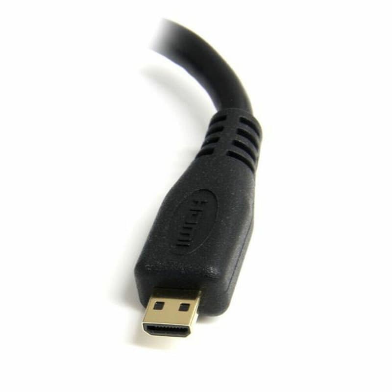 Startech.com Câble adaptateur HDMI haute vitesse de 12cm - HDMI vers Micro HDMI - F/M - Noir - Image 1