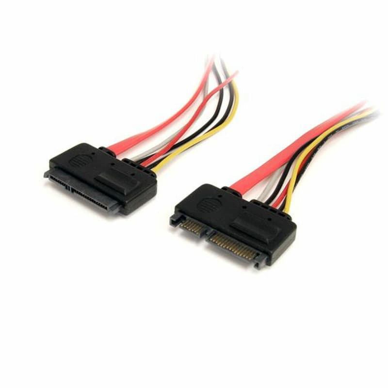 Startech.com Câble d'extension pour données et alimentation SATA 22 broches 30 cm - Image 1