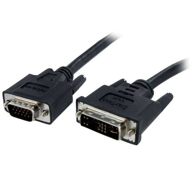 Startech.com Câble écran DVI vers VGA - DVI-A (M) vers VGA HD15 (M) - 1m - Cordon DVI-A vers VGA - Image 1