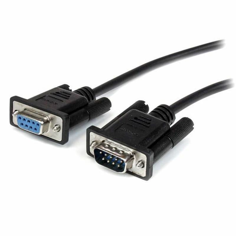 Startech.com Câble série DB9 RS232 noir en liaison directe 1 m - M/F - Image 1