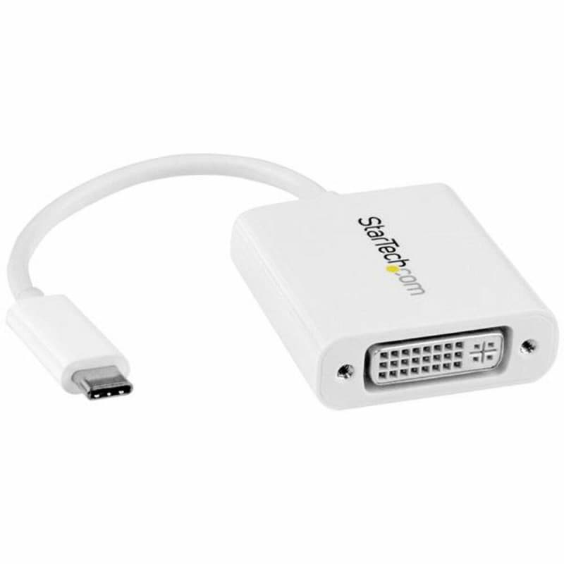 Startech.com Adaptateur vidéo USB Type-C vers DVI - M/F - Blanc - Image 1