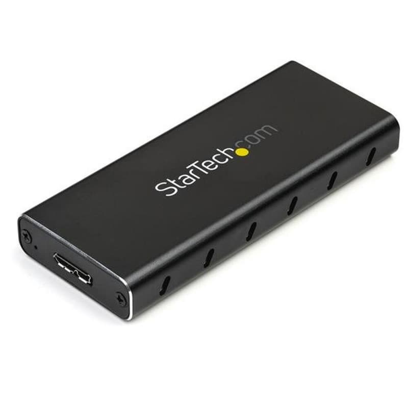 Startech.com Boîtier USB 3.1 (10 Gb/s) pour SSD SATA M.2 NGFF avec câble USB-C - Aluminium - Image 1