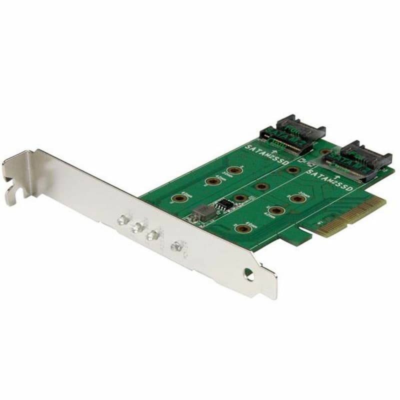 Startech.com Adaptateur SSD M.2 NGFF à 3 ports - 1x M.2 PCIe (NVMe), 2x M.2 SATA III - PCIe 3.0 - Image 1