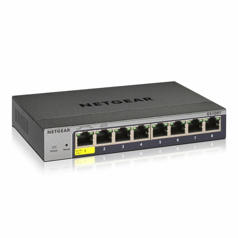 Netgear GS108TV3 Géré L2 Gigabit Ethernet (10/100/1000) Gris - Image 1