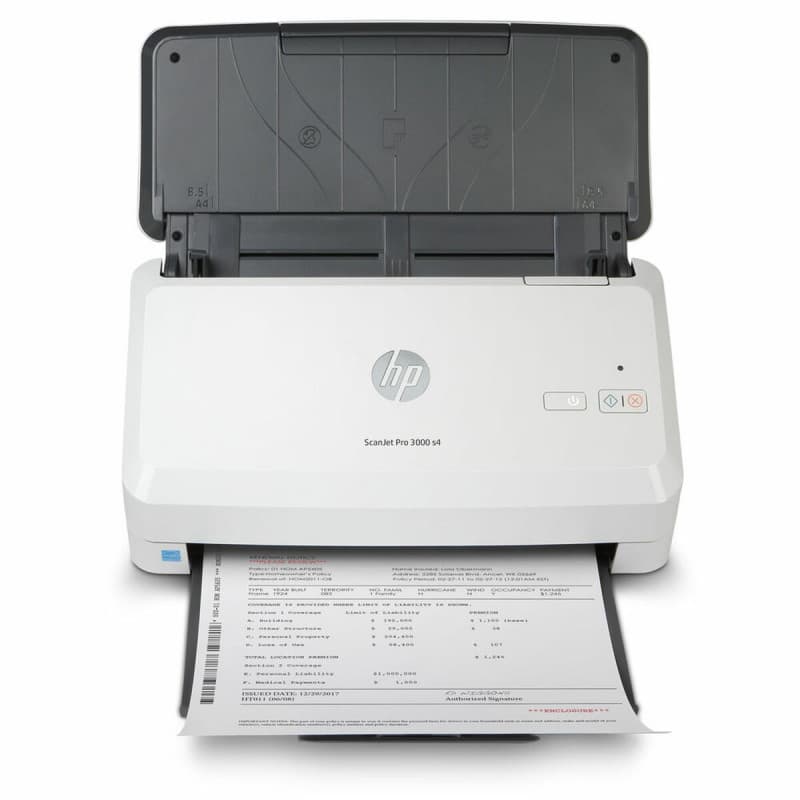 HP Scanjet Pro 3000 s4 Alimentation papier de scanner 600 x 600 DPI A4 Noir, Blanc - Image 1