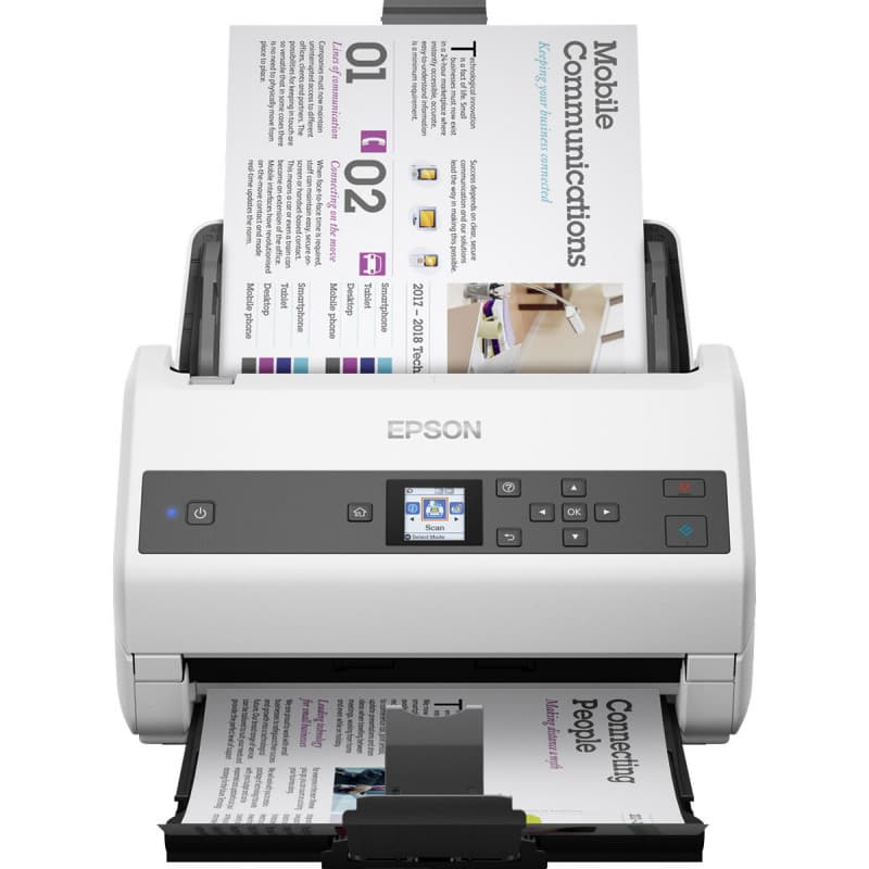 Epson WorkForce DS-970 Alimentation papier de scanner 600 x 600 DPI A4 Gris, Blanc - Image 1
