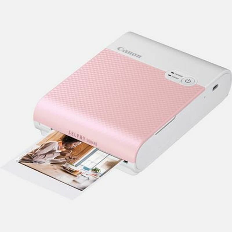 Canon SELPHY Imprimante photo couleur portable sans fil SQUARE QX10, rose - Image 1