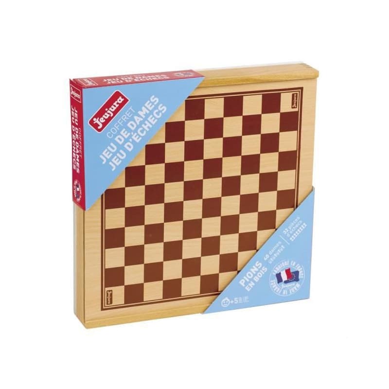 Jeu de société Jeujura Checkers and Chess Box - Image 1