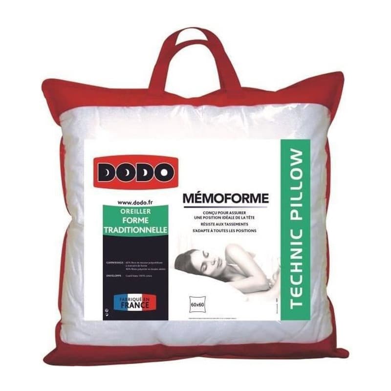 Oreiller Dodo Blanc 60 x 60 cm - Image 1
