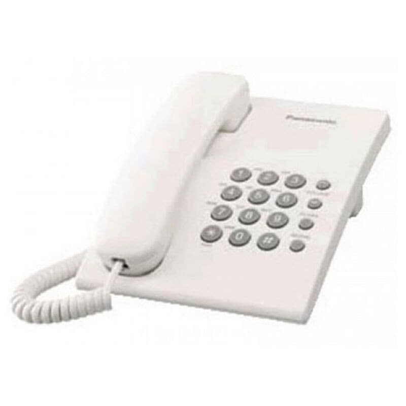 Téléphone fixe Panasonic KX-TS500EXW Blanc - Image 1