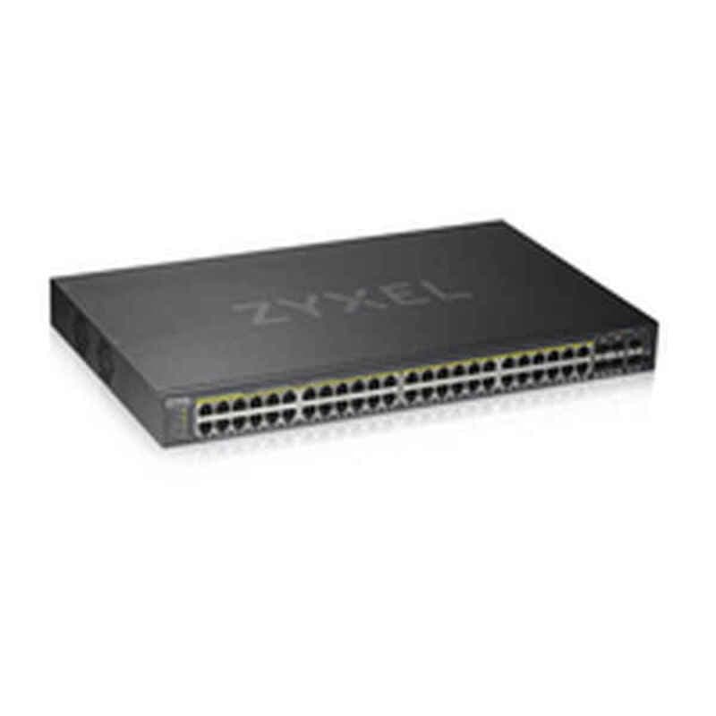 Zyxel GS1920-48HPV2 Géré Gigabit Ethernet (10/100/1000) Connexion Ethernet, supportant l'alimentation via ce port (PoE) Noir - Image 1
