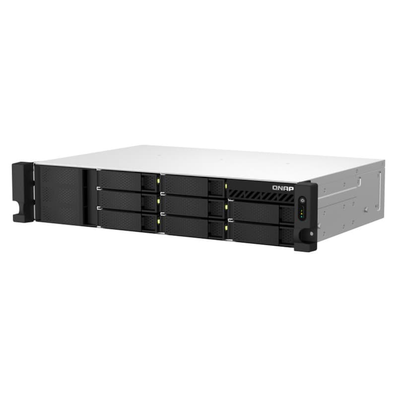Qnap TS-873AEU-4G serveur de stockage NAS Rack (2 U) Ethernet/LAN Noir V1500B - Image 1