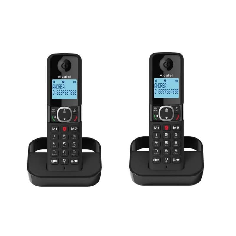 Téléphone Sans Fil Alcatel F860 DUO EU Noir - Image 1