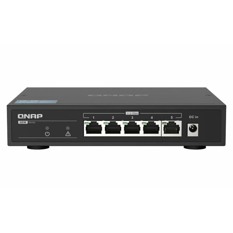 Qnap QSW-1105-5T commutateur réseau Non-géré Gigabit Ethernet (10/100/1000) Noir - Image 1